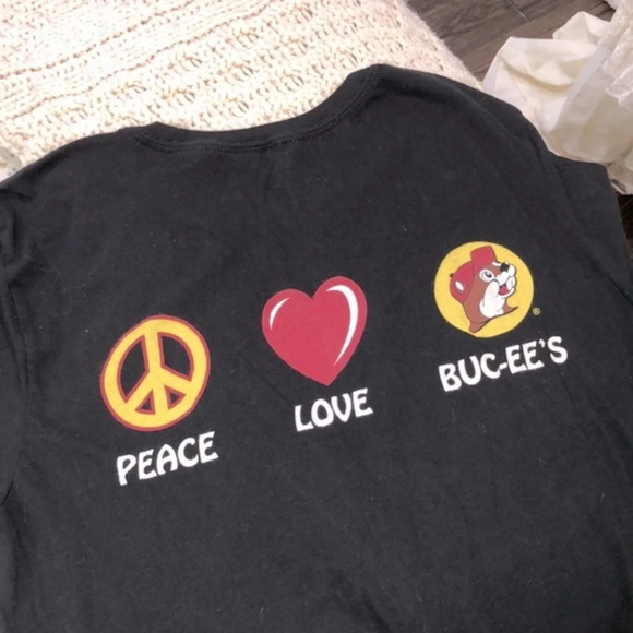 Buc-ees black T-shirt size medium cotton - Picture 8 of 8